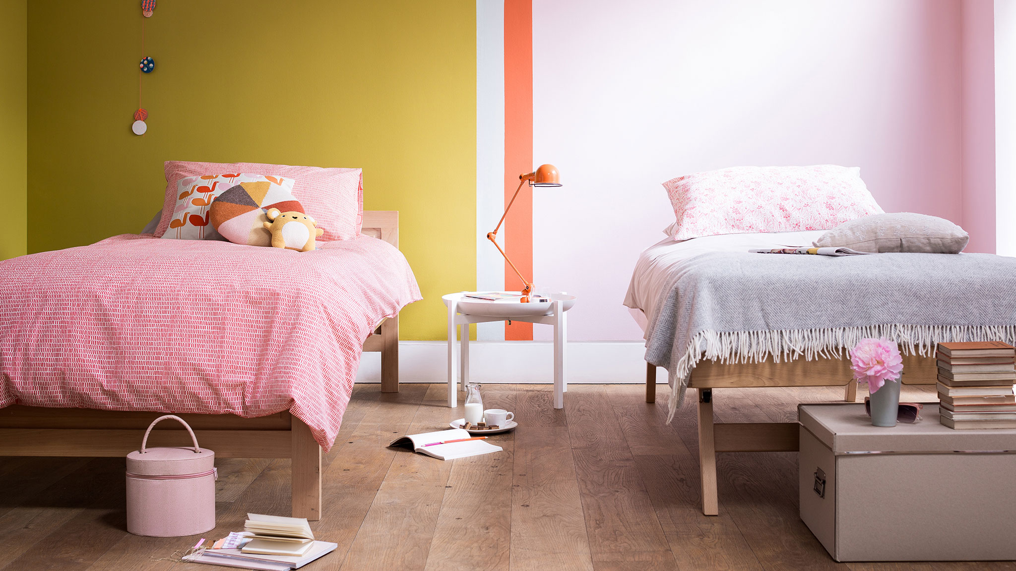 Create A Stylish Shared Girls Bedroom, How To Create Privacy In A Shared Bedroom