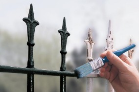 hammerite metal paint gate