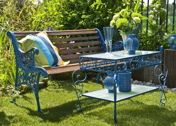 hammerite metal paint chair